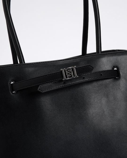 ANNALOCH XL Morgan Shopper Bag Black
