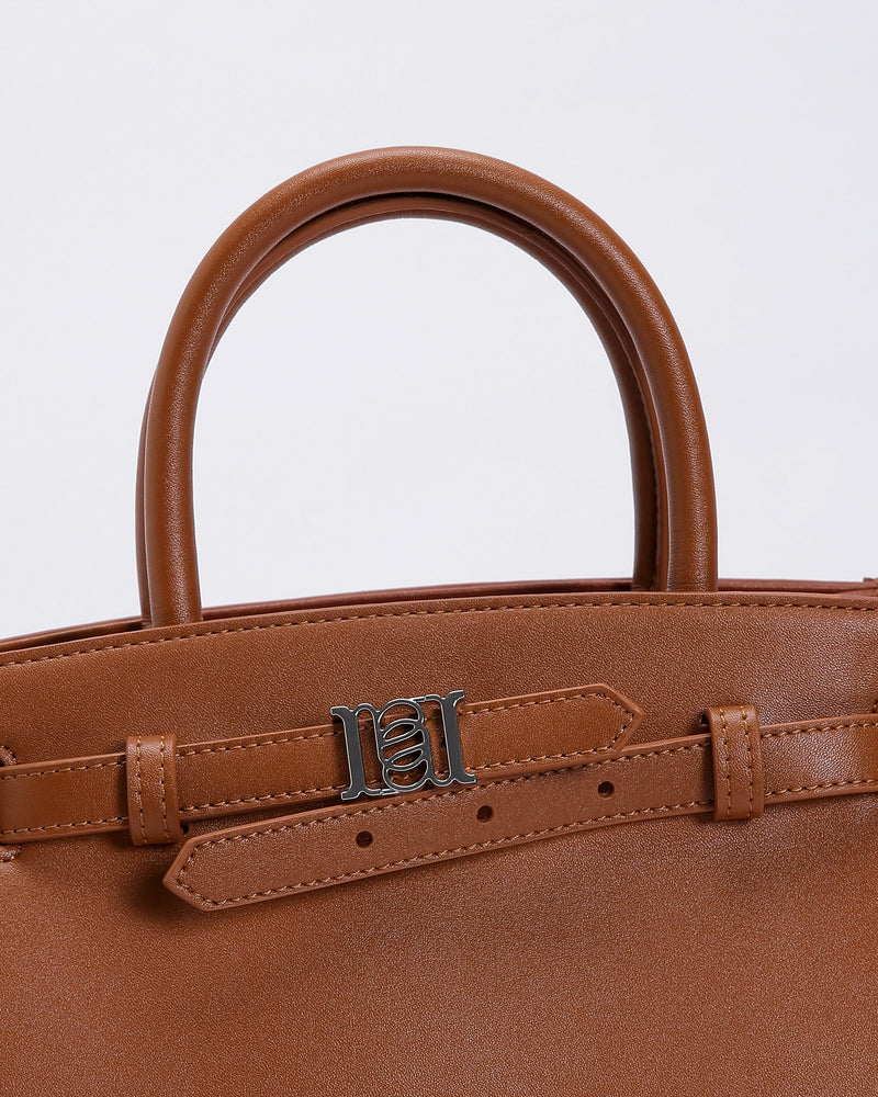 ANNALOCH RCL Small Morgan Tote Handbag Brown