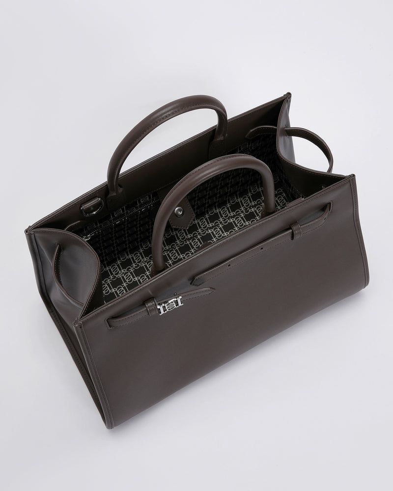 ANNALOCH RCL Large Morgan Tote Chocolate Brown