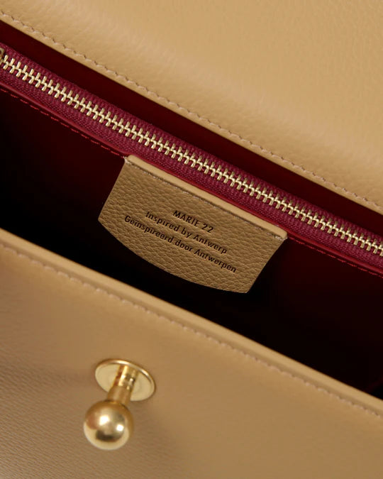 ANNALOCH  High End Marie 22 Small Handbag Beige