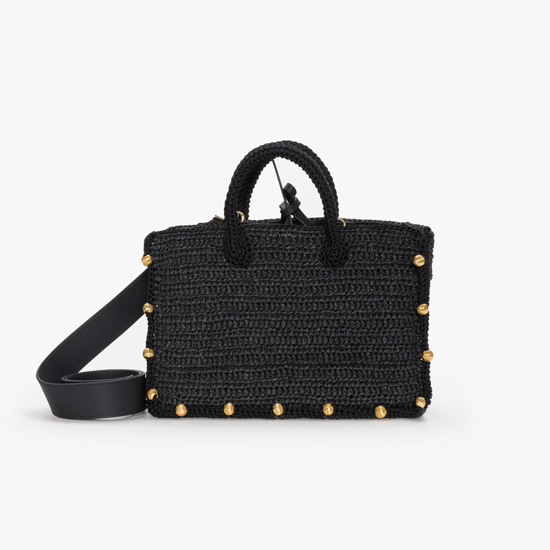 Mehry Mu Terra Beads Tote -Black