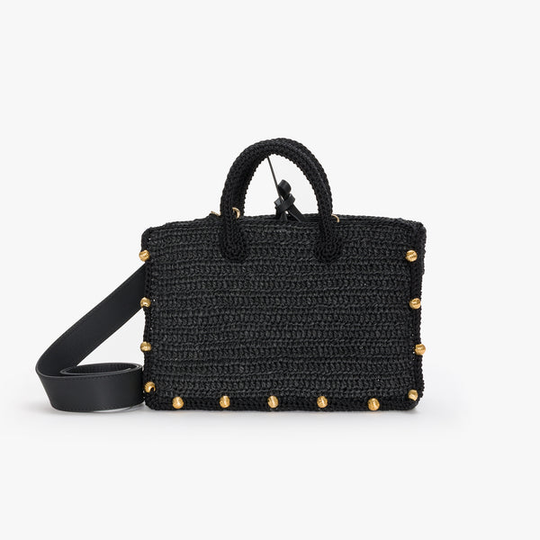 Mehry Mu Terra Beads Tote -Black