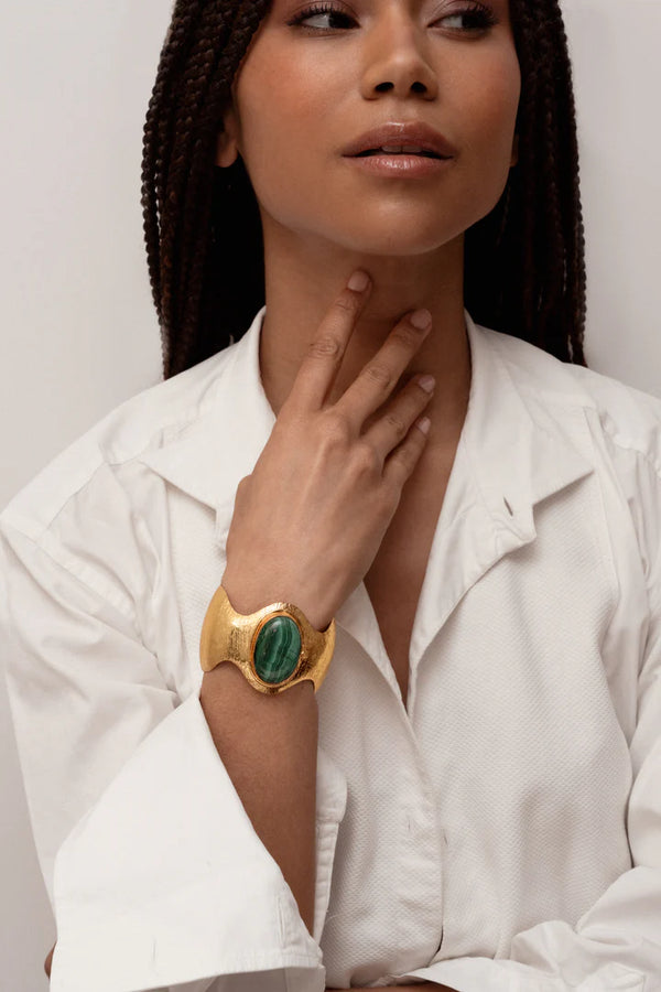Sylvia Toledano Manchette Batwoman Cuff Malachite
