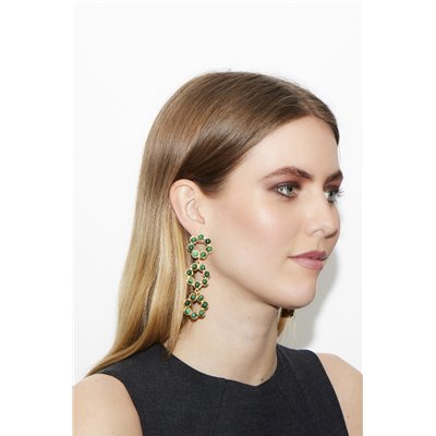 Sylvia Toledano Marguerite Malachite Earrings