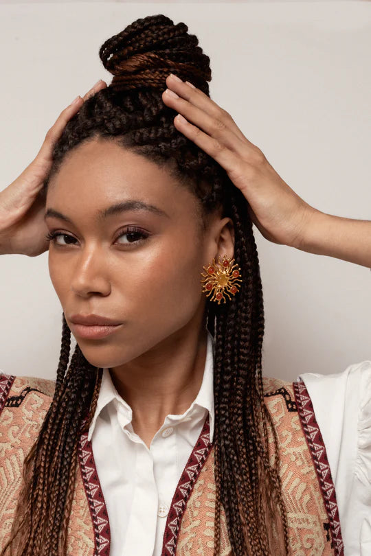 Sylvia Toledano Sunshine Earrings Cornaline