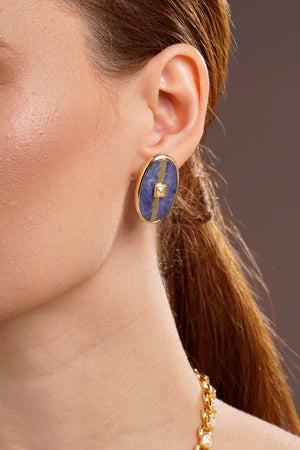 Cristina Sabatini Inspire Earrings Sodalite