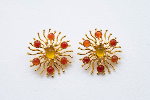 Sylvia Toledano Sunshine Earrings Cornaline