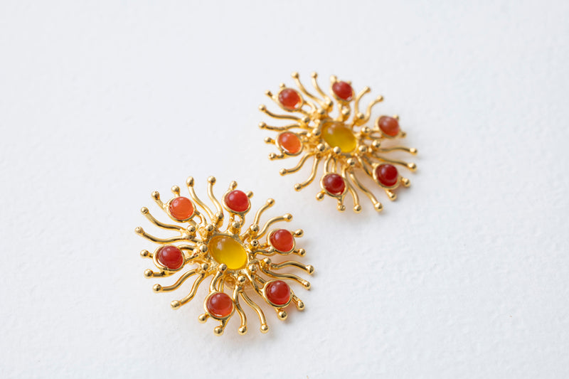 Sylvia Toledano Sunshine Earrings Cornaline