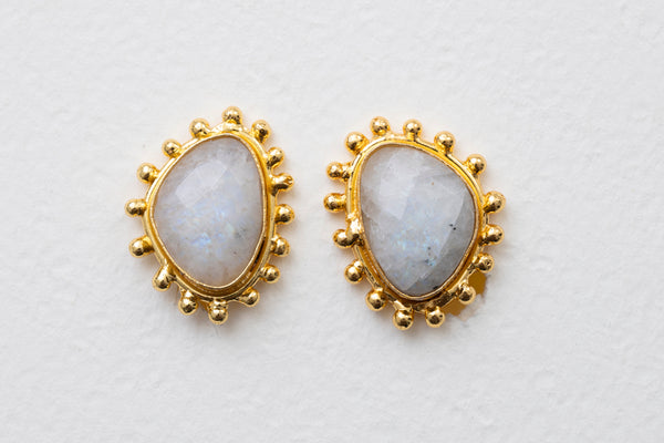 Sylvia Toledano Dots Earrings Moonstone
