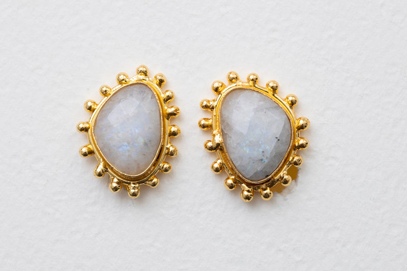Sylvia Toledano Dots Earrings Moonstone