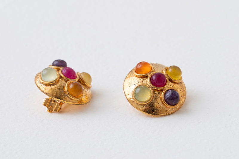 Sylvia Toledano Theodora Earrings Multi Stone