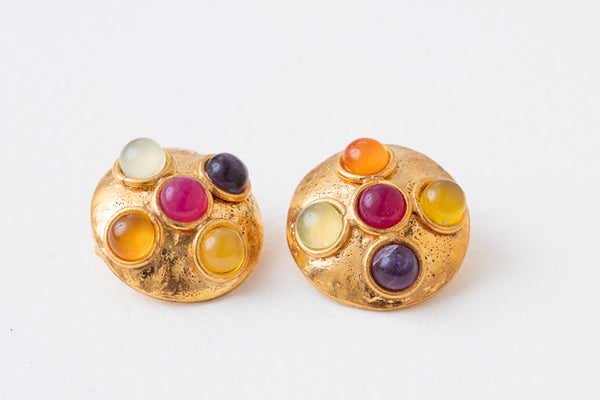 Sylvia Toledano Theodora Earrings Multi Stone