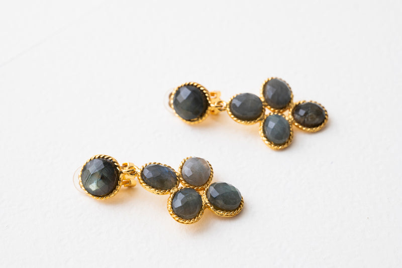 Sylvia Toledano Bloom Earrings Labradorite