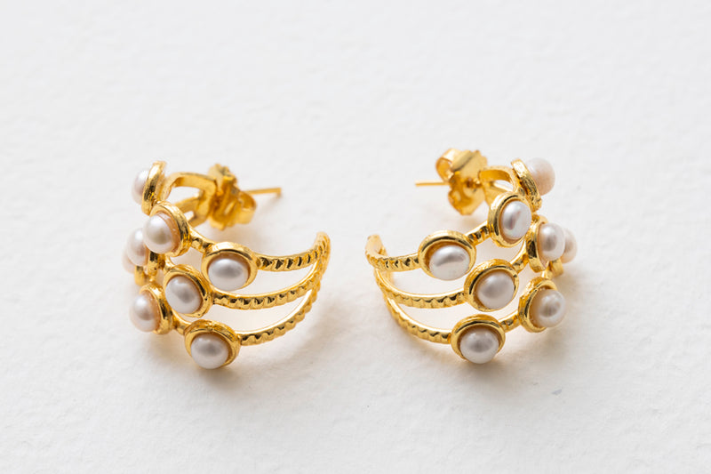 Sylvia Toledano Thalita Earrings Pearls