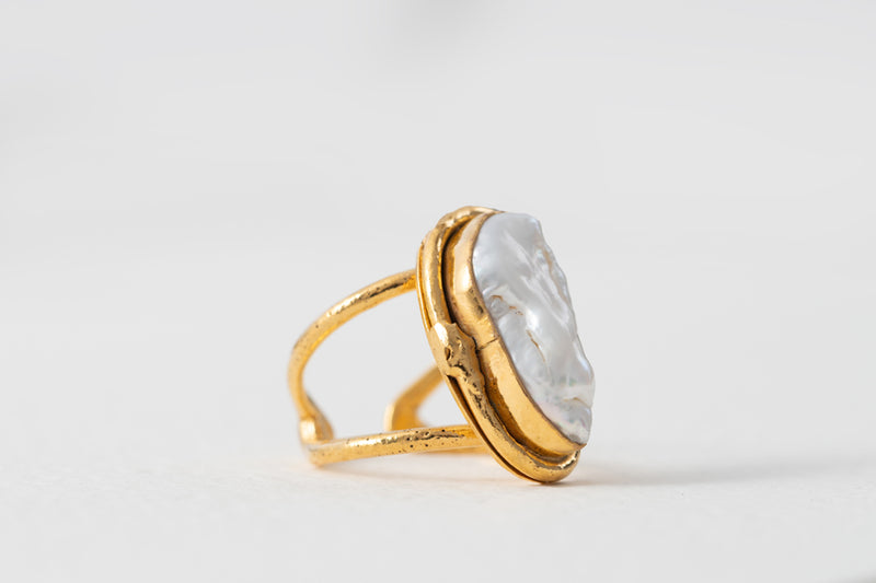 Sylvia Toledano Grace Baroque Pearl Ring