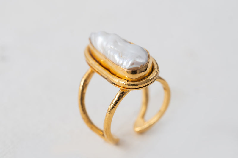 Sylvia Toledano Grace Baroque Pearl Ring