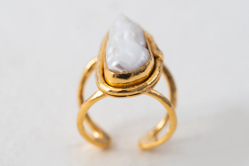 Sylvia Toledano Grace Baroque Pearl Ring