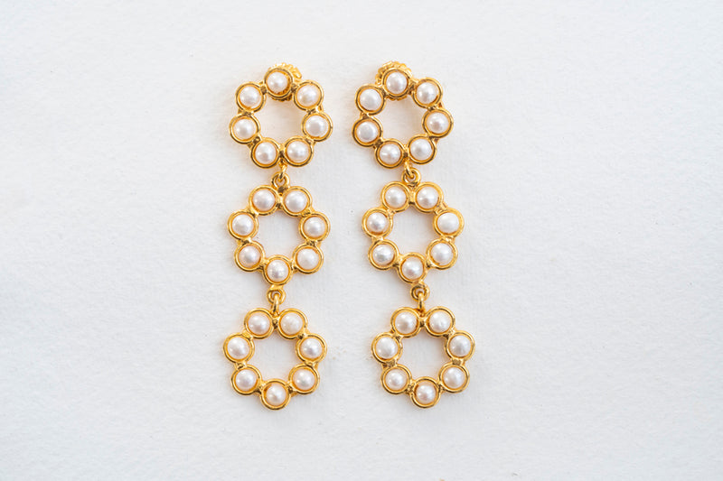 Sylvia Toledano Marguerite Pearl Earrings