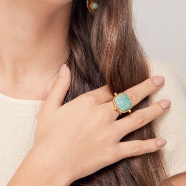 Sylvia Toledano Coussin Amazonite Ring