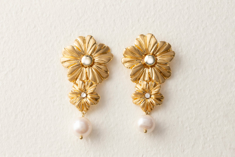 Cristina Sabatini Poppy Pearl Earrings