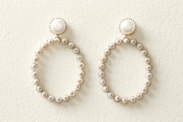 Cristina Sabatini Pearl Garden Earrings