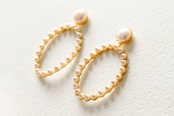 Cristina Sabatini Pearl Garden Earrings