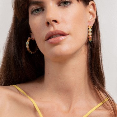 Sylvia Toledano Candies Multi Stone Earrings