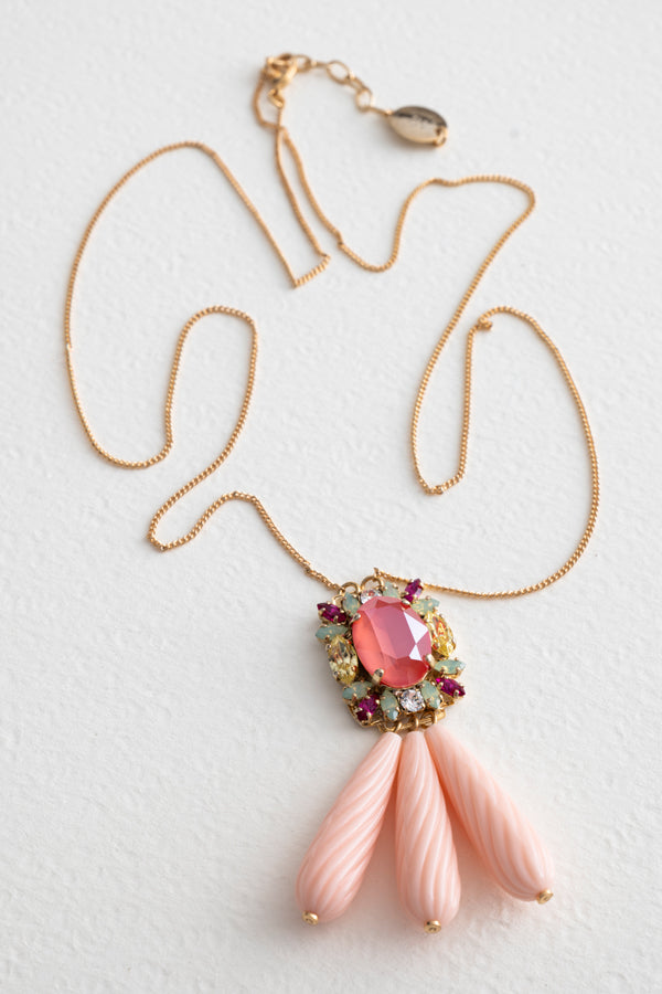 Anton Heunis Pendant Necklace in Pink