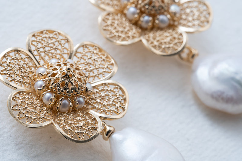 Soru Baroque Pearl Florissima Earrings