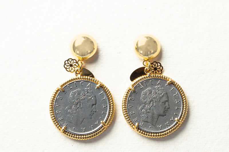 Cristina Sabatini Eve Coin Earrings