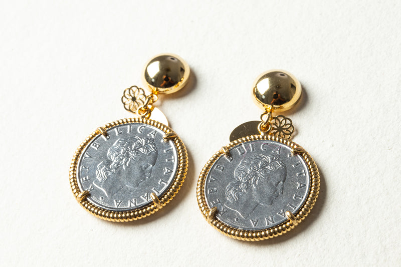 Cristina Sabatini Eve Coin Earrings